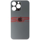 Capac Baterie Compatibil iPhone 13 Pro, Gri Graphite, Decupaj Camera Mare, Bulk