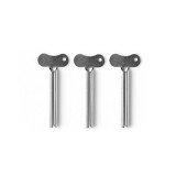 Cumpara ieftin Set 3x Cheita, storcator pentru tub gel, vopsea, polygel, pasta de dinti, metal otel inoxidabil, argintiu