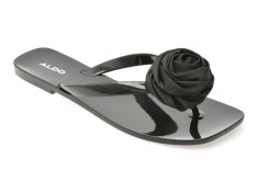 Papuci ALDO negre, EDELINNA 001, din piele ecologica