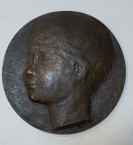 Medalion bronz masiv II Artist Laura Cretala