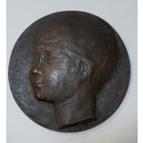 Medalion bronz masiv II - Artist Laura Cretala