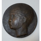 Medalion bronz masiv II Artist Laura Cretala