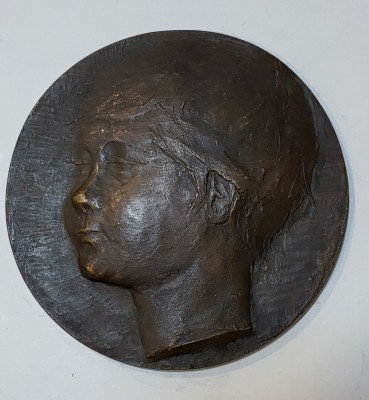 Medalion bronz masiv II - Artist Laura Cretala foto