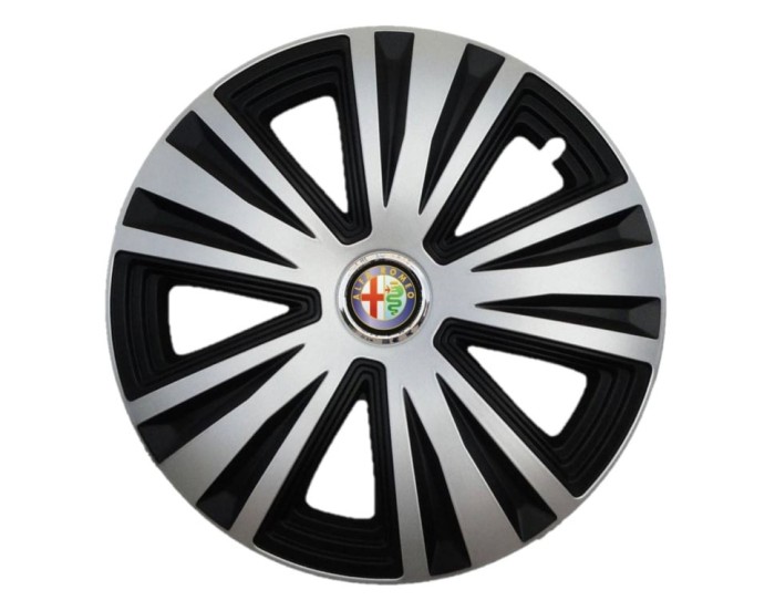 Set 4 Capace Roti Autohelix MSA&reg; potrivite jantelor de 15 inch, pentru Alfa Romeo, model Glory Mix