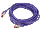 Patch Cord Goobay S/FTP Cat6 RJ45 CCA 95510, Cablu Litat Ambele Părți