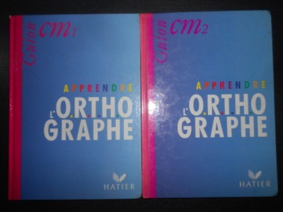 Jeanine et Jean Guion - Apprendre l&amp;#039;orthographe CM1-CM2 2 volume foto