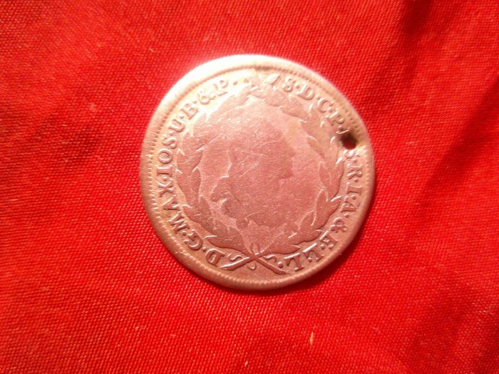 Moneda - Medalion 10 Kreuzers Bavaria- Maximilian III Joseph (1763-1777) tocita verso, gaurita