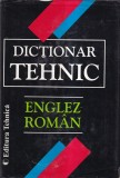 Dictionar Tehnic Englez-Roman, Gabriela Niculescu, 1558 pagini, 1997, Cartonate, Stare Buna, Tehnica