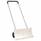 Cumpara ieftin Lopată de zăpadă m&acirc;ner extensibil argintiu 61 cm lamă din oțel