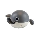 Jucărie de baie pentru copii eMazing, forma balena, culoare Gri