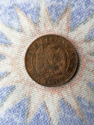 FRANȚA 2 CENTIMES 1862 A.xf foto