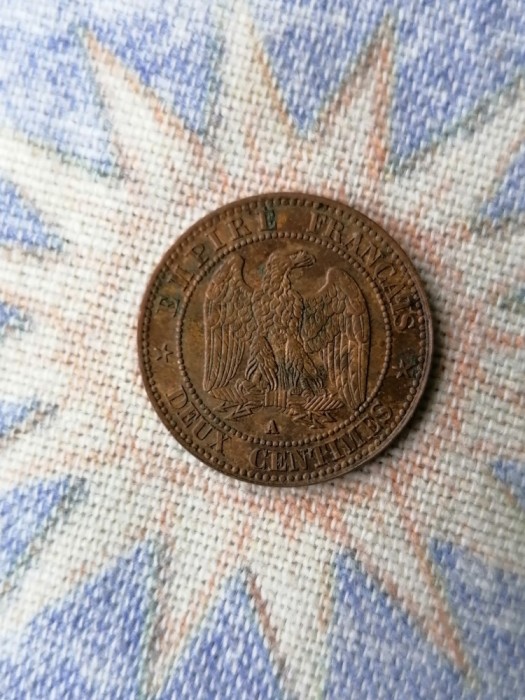 FRANȚA 2 CENTIMES 1862 A.xf