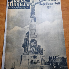 ziarul stiintelor si al calatoriilor 4 iunie 1940-aviatia de lupta si asalt