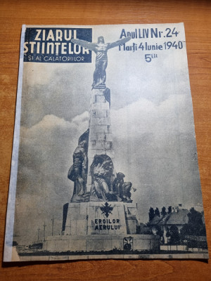 ziarul stiintelor si al calatoriilor 4 iunie 1940-aviatia de lupta si asalt foto