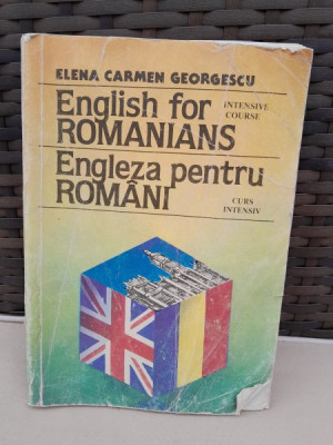ENGLISH FOR ROMANIANS, ENGLEZA PENTRU ROMANI - ELENA CARMEN GEORGESCU foto