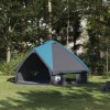 VidaXL Cort Teepee pentru 8 Persoane cu acoperiș Albastru și Gri 42004069