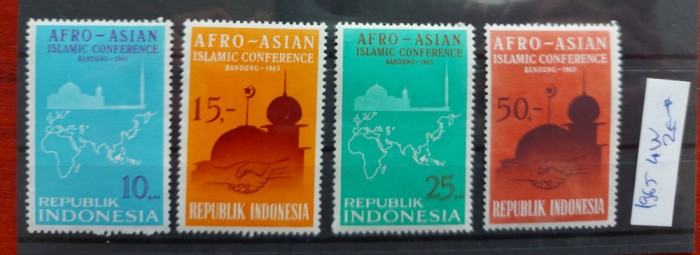 TS21 - Timbre serie - Republik Indonesia - 1965