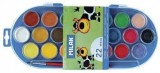 Acuarele Milan, set 22 culori, diametru 30 mm, carcasa din plastic