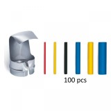 Set tub contractil varnis diam 0.16 - 0.95mm lungime 35mm diverse culori set 100buc duza reflectoare caldura Steinel STE075811