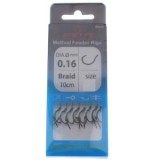SET PRO FL 8 CARLIGE LEGATE TEXTIL 10CM CU SPIN CARLIG Power Carp Feeder NR 12