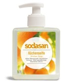 Sapun lichid bucatarie Sodasan, 300ml, ecologic, pentru eliminarea mirosurilor
