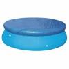 Prelata Universala, pentru Acoperire Piscine Gonflabile Rotunde cu Diametru 244 cm, Material PVC, Impermeabila, Albastru