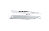 Hota traditionala Heinner CH-400, Putere de absorbtie 326.4 mc/h, 2 Motoare, 3 Trepte putere, Iluminare LED, Filtru lavabiil, 60 cm, Alb