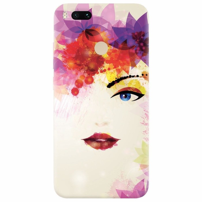 Husa silicon pentru Xiaomi Mi A1, Pretty Face