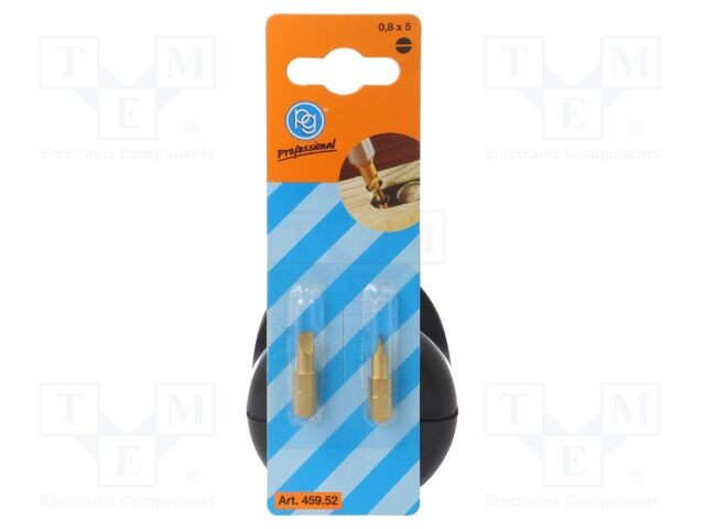 Capăt şurubelniţă plată 5,0x0,8mm 25mm 2buc PG PROFESSIONAL