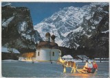 bnk cp Germania - Konigsee - circulata spre Romania 1998 francatura mecanica