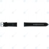 Samsung Galaxy Watch 3 45 mm (SM-R840 SM-R845) Set curea mărime M/L 2mm piele neagră GH98-45536A