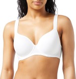 Sutien Alb Dorina Rachel D1082A 90B cu Armatura, Bretele Largi, Microfibra Moale, Outlet