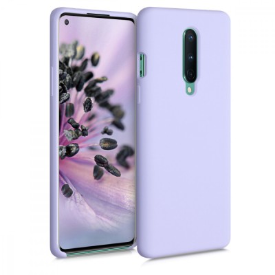 Husa pentru OnePlus 8, Silicon, Mov, 51867.139 foto