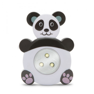 Lampa cu LED de veghe decorativa Panda cu buton 20273D Phenon foto