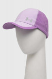 Under Armour sapca Iso Chill Launch culoarea violet, modelator