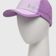 Under Armour sapca Iso Chill Launch culoarea violet, modelator