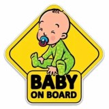 Autocolant Baby on Board 15x11cm Type-1 Garage AutoRide