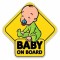 Autocolant Baby on Board 15x11cm Type-1 Garage AutoRide