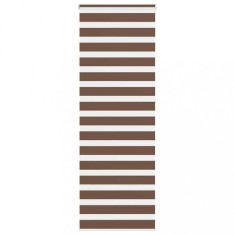 Jaluzea tip zebra maro lățime țesătură 80,9 cm poliester foto