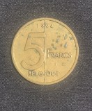 Moneda 5 franci 1994 Belgia