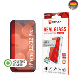 Cumpara ieftin Folie pentru iPhone 12 / 12 Pro, Displex Real Glass + Case, Clear