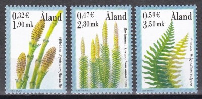 Aland 2001 - Plante, MNH foto