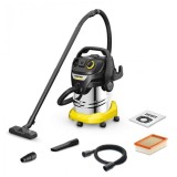 Aspirator Karcher, KWD 6 P S V-25/6/22, 1300 W, 25 l, Galben/Negru