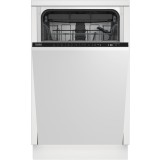 Masina de spalat vase incorporabila Beko BDIS35030, 10 seturi, 6 programe, 45 cm, Clasa D, SteamGloss, AquaIntense