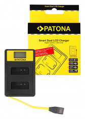 PATONA | Incarcator smart DUAL USB -A / USB -C / Micro USB tip Canon LP-E12 foto