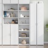 VidaXL Dulap &icirc;nalt, alb, 50x41x185 cm, lemn prelucrat 3281680