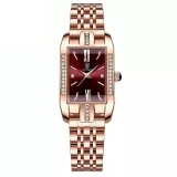 Ceas de mana dama Poedagar Quartz Elegant Luxury Casual Fashion Otel Argintiu Auriu Visiniu