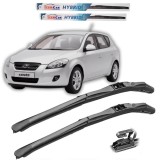 Cumpara ieftin Ștergătoare Kia Ceed I (2006&ndash;2009) TeamCar&reg; &ndash; Set față Hybrid