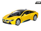 Model 1:36, Kinsmart, Bmw I8, Galben A11748Z, Carmotion