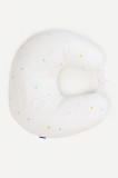 Perna pentru gravide si alaptare, husa detasabila din bumbac 100% si umplutura antialergica BabySoft , Airy bej, Amy